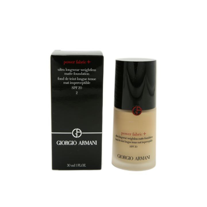 GIORGIO ARMANI Power Fabric+ Ultra Longwear Weightless Matte Foundation ...