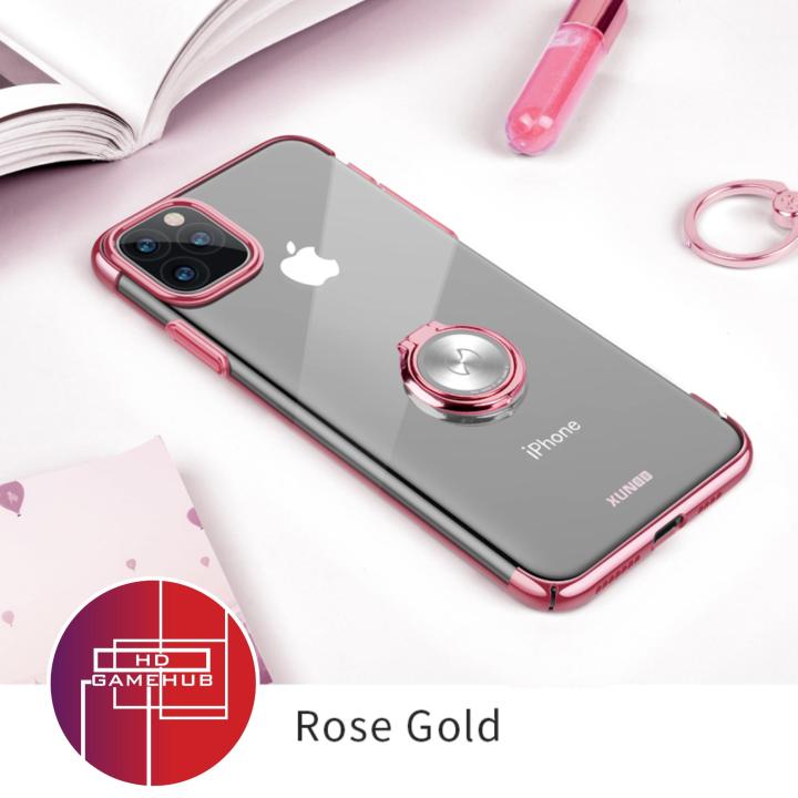 iPhone 11 Pro Xundd Crystal Case with Ring (Rose Gold) Ultra Slim Lazada  PH