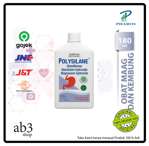 POLYSILANE SIRUP 180 ML / POLISYLANE 180 / POLISILANE 180 / OBAT MAAG / OBAT LAMBUNG