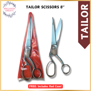 Tailor Scissors 6-10 Inches (Sharpened) Basyada Carbon Steel Quality Gunting Asero Dressmaking Shear - Fabric Scissors - Asero Fabric Shears
