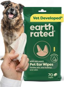 Earth Rated Dog for Paws & Butt Deodorizing Unscented 100ct