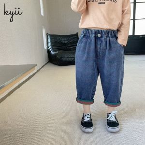 KYII Girl Denim pants summer Casual Korean Long Pant kyii0125