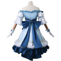 Game Genshin Impact Nilou Cosplay Costume High Quality New Skin Nilou Lolita Dress With Headwear Necklace Gloves 10pcs Outfit 80cm Red Wig Synthetic Wig Cover. 