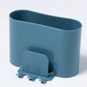 Toothbrush Holder Free Punch Drain Toothpaste Stand Home Wall-mounted Organization Storage Rack Bathroom Accessories