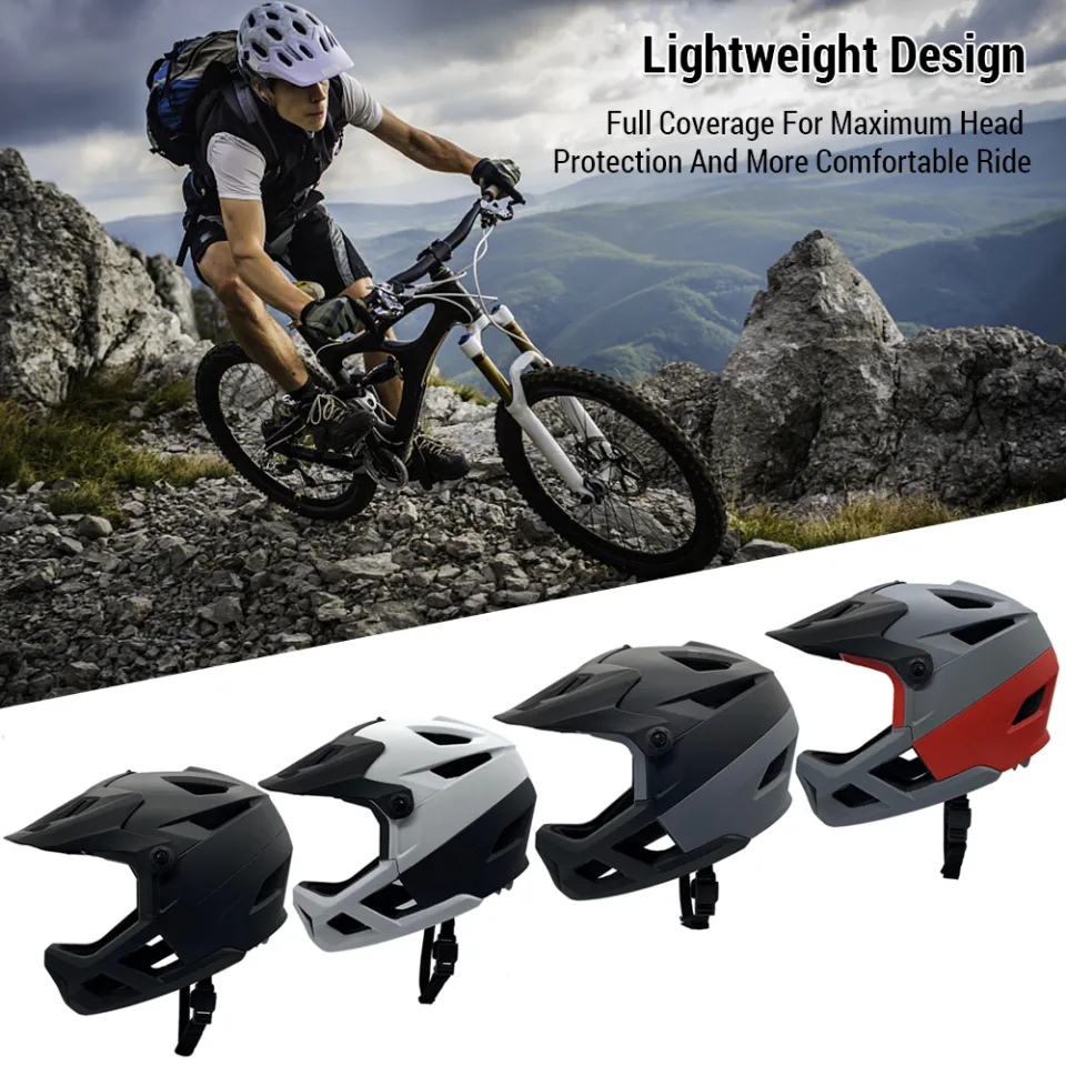 Full Face Mountain Bike Helmet for Men Women Road Bike Helmet