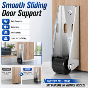 Door Support Wheel Heavy Duty Adjustable Door Sag Fix Roller Gate Wheel Support Bracket Home Improvement