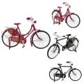 Mini 1:10 Alloy Model Bicycle Diecast Metal Finger Mountain Bike Retro Bike Adult Collectible Children Toy. 