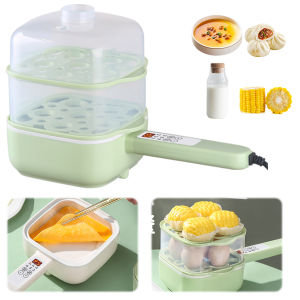 Compact Electric Egg Cooker with Auto Shutoff and Anti-scald Feature for Kitchen Use in Kitchenware & Tableware