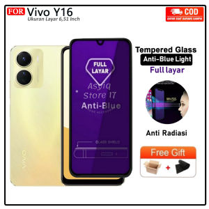 Tempered Glass Blue Light Vivo Y16 Tg Layar Anti Radiasi Kaca Full Cover