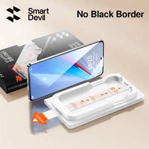 SmartDevil Borderless Temperd Glass Film for VIVO X300 Pro VIVO X200 Pro mini iQOO Z10 Turbo Pro Z9 Turbo Z9 Turbo+ iQOO Neo 11 Neo9 Pro Neo9s Pro Neo10 Pro+ Neo8 Pro iQOO 15 iQOO 13 iQOO 12 iQOO 11 iQOO 11S Screen Protector Auto-Dust Removal Kit