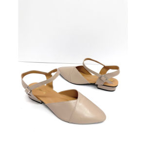 Prettyfeet HARA Kasut Tumit Rendah Wanita - Plus Size Low Heels Women - Size 41 to 47 (Ready Stock)