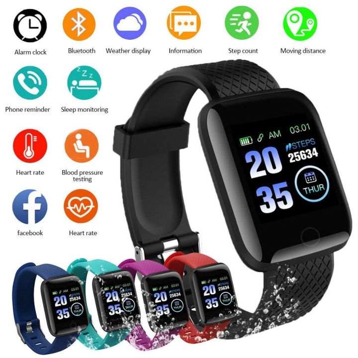 Smart Bracelet Heart Rate Smart Watch Blood Pressure Sports Bluetooth Watch Gift Electronic Products Waterproof Smart Bracelet Wristband for Kids Women Men PY Lazada PH