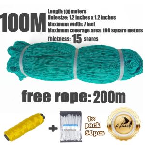 【Free Rope】Makapal 20M/50M/100M/200M Chicken Net Range Net for Chicken Lambat Outdoor Poultry Net Ranging Net
