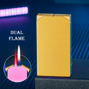 Premium Dual Flame Lighter 2 in 1 Jet Lighter Metal 3D Dragon Embossed Design Pemetik Api Dua Api Viral Naga 3D 精美双火打火机