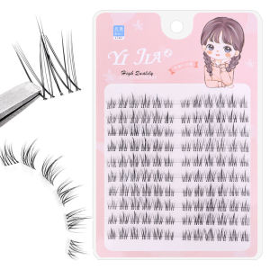 Dorisna 120ชิ้นชุดขนตาขนตาเทียมมังงะช่อเดี่ยวต่อขนตาปลอมธรรมชาติ