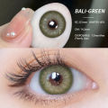 BALI Gray 1 pair color contact lenses 14.2mm brown contact lens use yearly. 