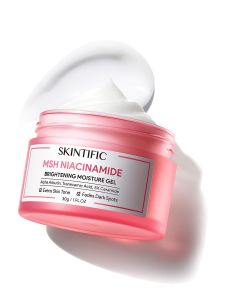 SKINTIFIC MHS Niacinamide Brightening Series || Facial Wash Cleanser || Essence Toner || Serum || Moisturizer Gel || Bright Boost Clay Stick