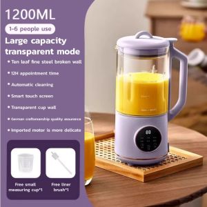 เครื่องทำลายกำแพงเงียบ 3-4 คนฟรีกรองบ้านนมถั่วเหลืองอัตโนมัติเครื่องทำอาหารอเนกประสงค์ โนมัติเต็มรูปแบบ