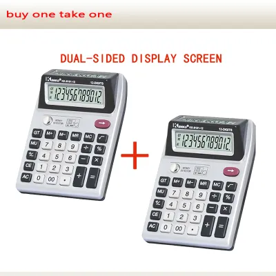 12 Digit Electronic Calculator Dual Display with Money Detector Desktop Calculators for Office Accounting