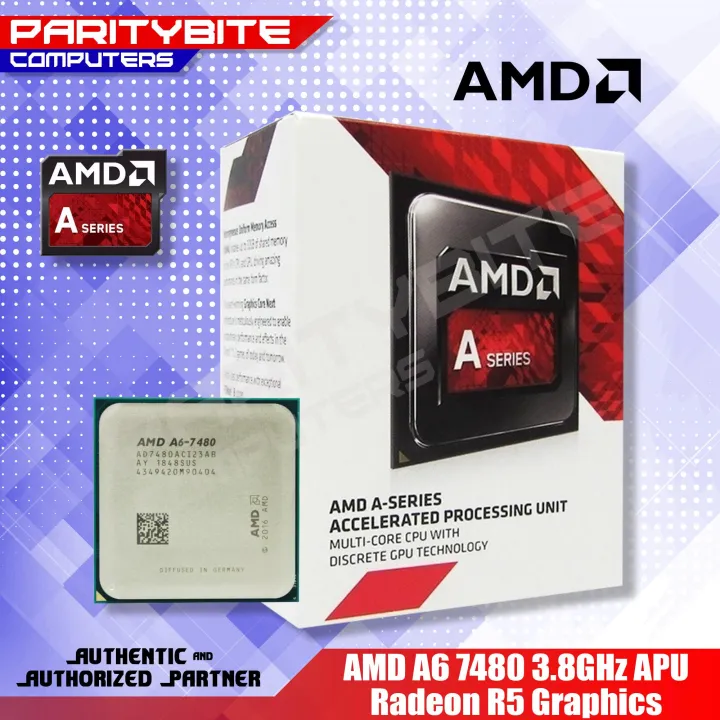 AMD A6 7480 GHz 1MB Cache Socket FM2+ 65w Radeon R5