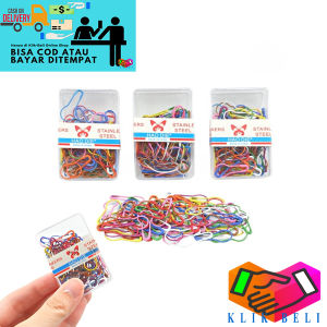 Klik-Beli Peniti Labu Bohlam Colorful Warna Warni Box Mika Peniti Pin Aksesoris Hijab Safety Pins Baju Anti Nyangkut