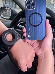 ToKerNew 2025 New Strong Universal Magnetic Arm Wrist Mobile Phone Holder Rotating Driving Live Broadcast Takeaway Cycling Anti-Lost Mobile Phone Wristband