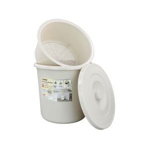 ถังแยกเศษอาหาร ถังแยกกากอาหาร ถังแยกขยะ ขนาด 7 ลิตร D-7 Keyway