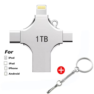 HP 4in1 OTG USB Flash Drive 1TB 512GB 32GB Pendrive Type-C USB Stick Memory Stick For iPhone Android PC FOR IOS