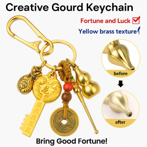 Twelve Chinese Zodiac Gourd Keychain Gourd Exquisite Keychain