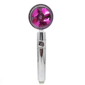 【Life Shop】Pressure Booster Shower Head Nozzle with Water Filter Turbo Fan Water Savingr 360 Rotation Turbo Fan Kepala Paip Pancuran Mandi ES704
