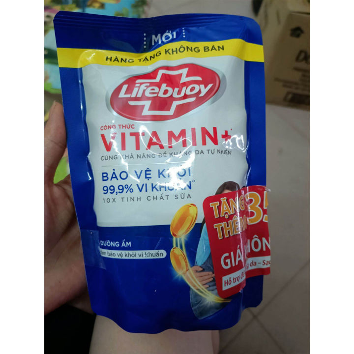 Sữa tắm Lifebouy công thức Vitamin + bảo vệ khỏi 99,9% vi khuẩn 350g ...