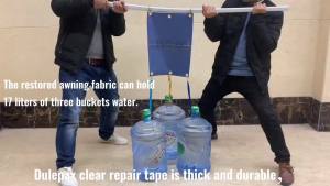 Dulepax Tent Repair TapeUltrastrong Awning Repair TapeBoat Covers RepairDouble Layer RV Covers Repair KitTarp RepairCanvas Pctch KitSail Tape 1 Roll of 16.4 x 2.95"