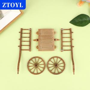 [COD] ZTOYL ตุ๊กตาจำลองขนาดเล็กประกอบรถเข็นรุ่น DIY อุปกรณ์เสริมสวนของเล่น