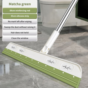 Magic Silicone Broom Lengthen Floor Cleaning Squeegee Pet Hair Dust Brooms Bathroom Floor Wiper Household Cleaning Tools