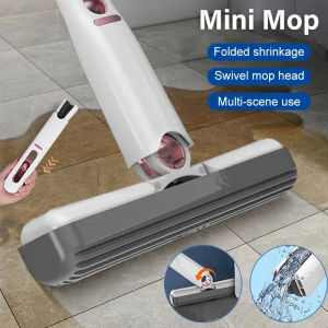 Portable Mini Mop Self-Squeeze Sponge Mop Desktop Mopno dead corners clean For Car Glass Wooden Floor Bathroom Mirror