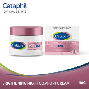Cetaphil Bright Healthy Radiance Brightening Comfort Night Cream 50g | Niacinamide Sea Daffodil Dark Spot Correction Sensitive Skin Fragrance-Free