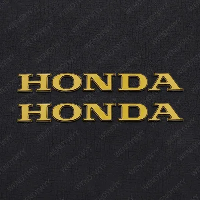 2pcs 1set Honda 3D Emblem 10x1.2cm left right Logos Stickers For Honda BEAT Vario Motorcycle Waterproof Decor