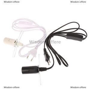 [COD] Wisdom-offere Salt Lamp Pendant LED Bulb Hang Lamp Suspension Holder EU Plug 1.8m Power Cord Cable E14 Socket Lamp Base With Switch Wire