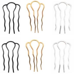 Elegant Metal Buns Maker Hair Tool For Women’s Wedding Daily Work Strong Hold Fashionable Metal Hair Styling Clip