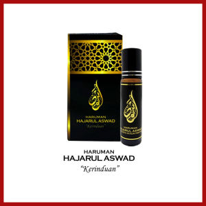 HARUMAN HAJARUL ASWAD 4 exclusive perfume aswad bakhour haramain and kasturi putih 10ml roll on