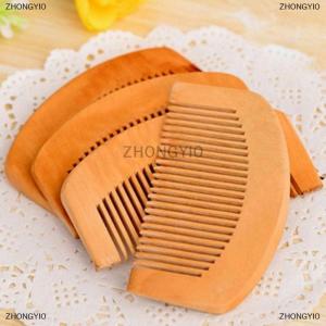 [COD] ZHONGYI0 1pcs tự nhiên đào rắn gỗ Lược khắc đào gỗ khỏe mạnh massage chống tĩnh Lược Công cụ chăm sóc tóc phụ kiện làm đẹp