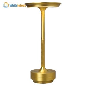 LED Table Lamp Wireless Desktop Lamp 3 Colors Modern Reading Light Stepless Dimmable Metal Bedside Lamp for Home Decor