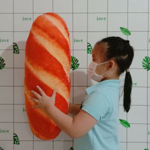 GẤU BÔNG BÁNH MÌ CỠ LỚN GỐI ÔM 3D GỐI ÔM CHO BÉ SIÊU MỀM MỊN CAO CẤP CHO BÉ TRAI GÁI