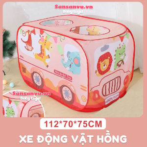 Các loại lều xe cứu hỏa xe kem xe thú đáng yêu tự bung có thể gắp gọn