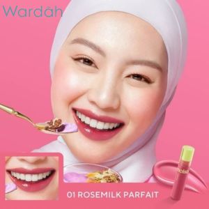 WARDAH Moist Dew Tint 3g - Liptint Glossy Pelembab Bibir - Coverage Tinggi