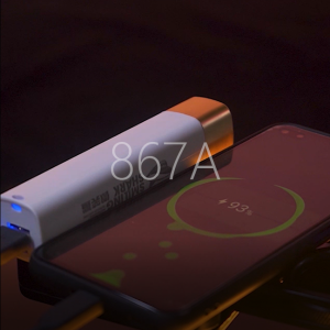 SmilingShark Đèn Pin Mini Đèn Pin Nhỏ Đèn Pin P Ower B Đèn Pin Cầm Tay Chống Nước Có Thể Sạc Lại USB Đèn Pin Cầm Tay Chống Nước Sáng Tạo Chói Tiện Dụng Cho Sinh Viên Gia Đình Khẩn Cấp Cắm Trại Ngoài Trời Đi Bộ Đường Dài Khóc Câu Cá Đèn Pin