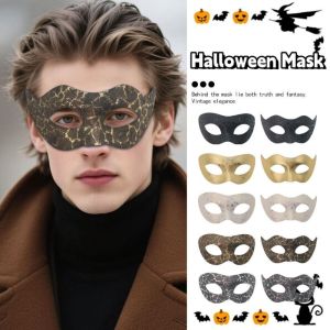 LIUJIR Nhựa  nạ Halloween Có thể tái sử dụng Bền bỉ  nạ Jazz Retro Tiệc hóa trang Venice  nạ nửa  Phụ nữ
