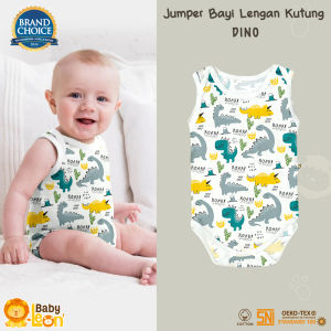 Jumpsuit Bayi Jumper Bayi Laki Laki Perempuan Lengan Pendek BC-023SK COTTON BABY LEON Jumpsuit Anak Balita Baby BodySuit Baju Bayi baru Lahir Perlengkapan Bayi Baru Lahir