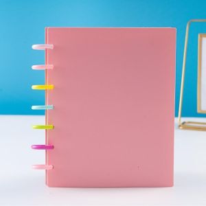 3 Inch Photocard Binder Album Kpop Idol Photocard Holder 4 Pocket Mushroom Hole Loose Leaf Collect Book Instant Photo Card Storage Album