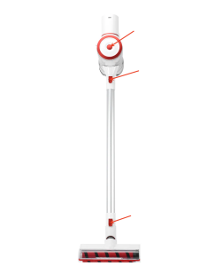 IUIGA Cordless Vacuum Cleaner 15000Pa Lightweight 1.8kg 40min Runtime HEPA Filter Anti-Mite Home Cleaning SG